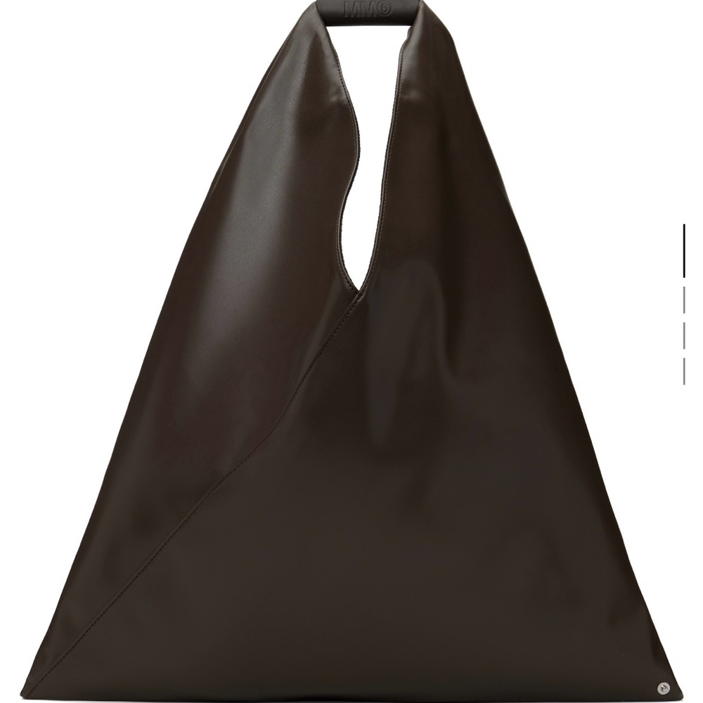 MM6 Maison Margiela Brown Leather Medium Tote /w Dustbag